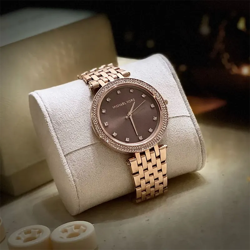 Michael Kors Darci Rose Gold-tone Casual Ladies Watch- MK3217